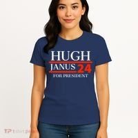 Hugh Janus 24 For President Funny 2024 Election Women's T-Shirt thumb 4