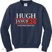 Hugh Janus 24 For President Funny 2024 Election Kids Sweatshirt thumb 0