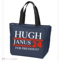 Hugh Janus 24 For President Funny 2024 Election Tote Bag thumb 3