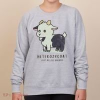 Heterozygoats Just Allele Uneven Funny Genetics Women's Sweatshirt thumb 0
