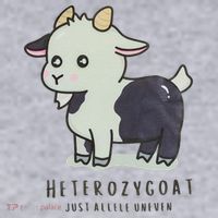 Heterozygoats Just Allele Uneven Funny Genetics Women's Sweatshirt thumb 2