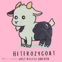 Heterozygoats Just Allele Uneven Funny Genetics Coaster thumb 2