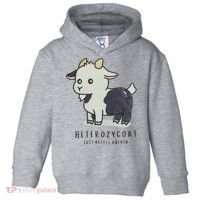 Heterozygoats Just Allele Uneven Funny Genetics Toddler Hoodie thumb 0