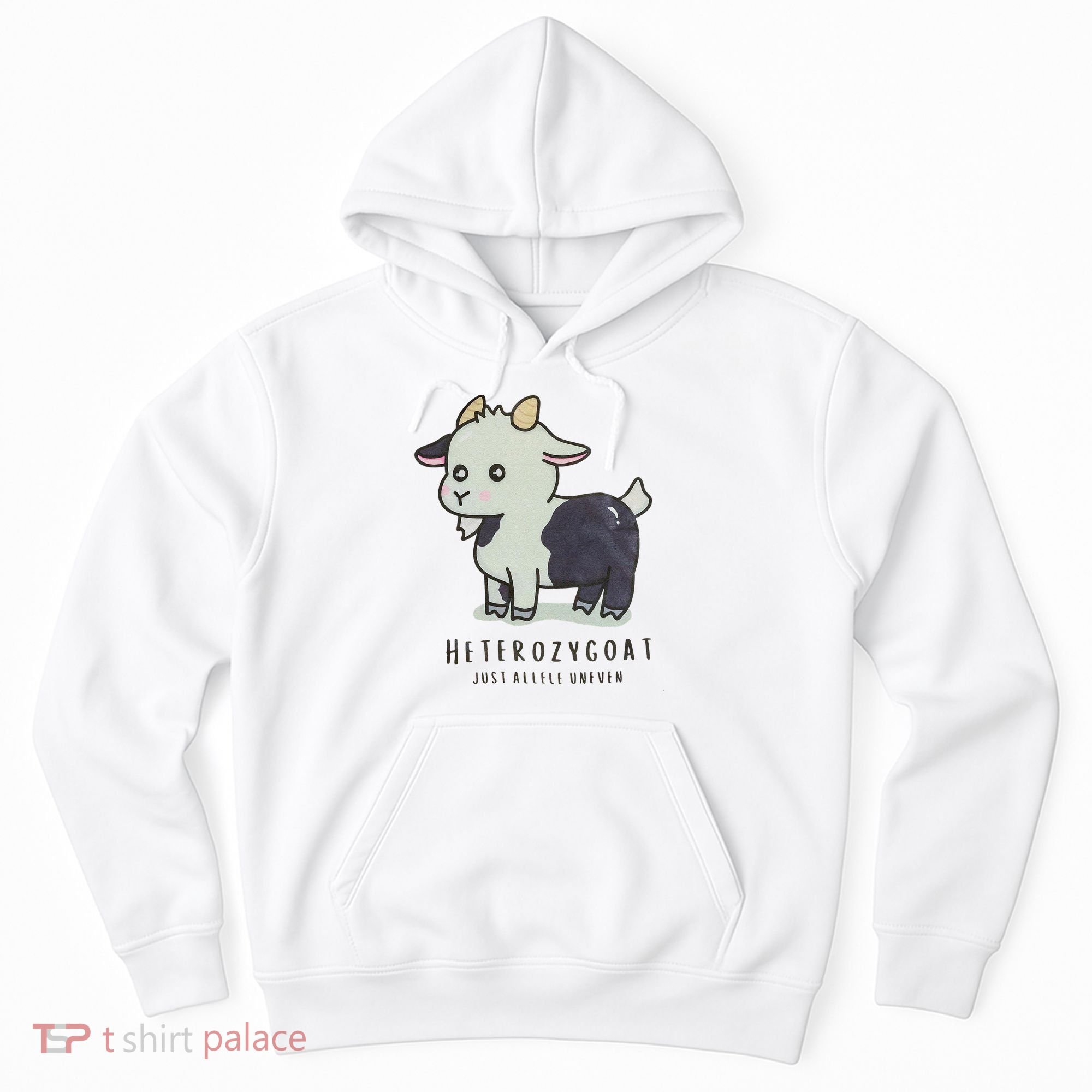 Heterozygoats Just Allele Uneven Funny Genetics Hoodie