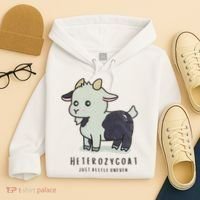 Heterozygoats Just Allele Uneven Funny Genetics Hoodie thumb 4