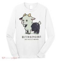 Heterozygoats Just Allele Uneven Funny Genetics Long Sleeve Shirt thumb 0