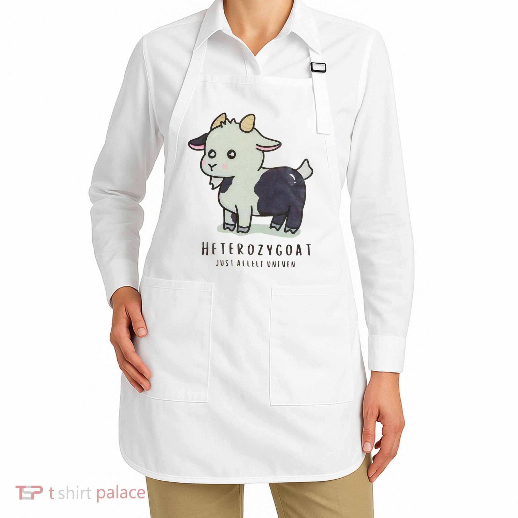 Heterozygoats Just Allele Uneven Funny Genetics Apron