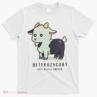 Heterozygoats Just Allele Uneven Funny Genetics T-Shirt thumb 0