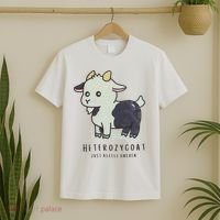 Heterozygoats Just Allele Uneven Funny Genetics T-Shirt thumb 2