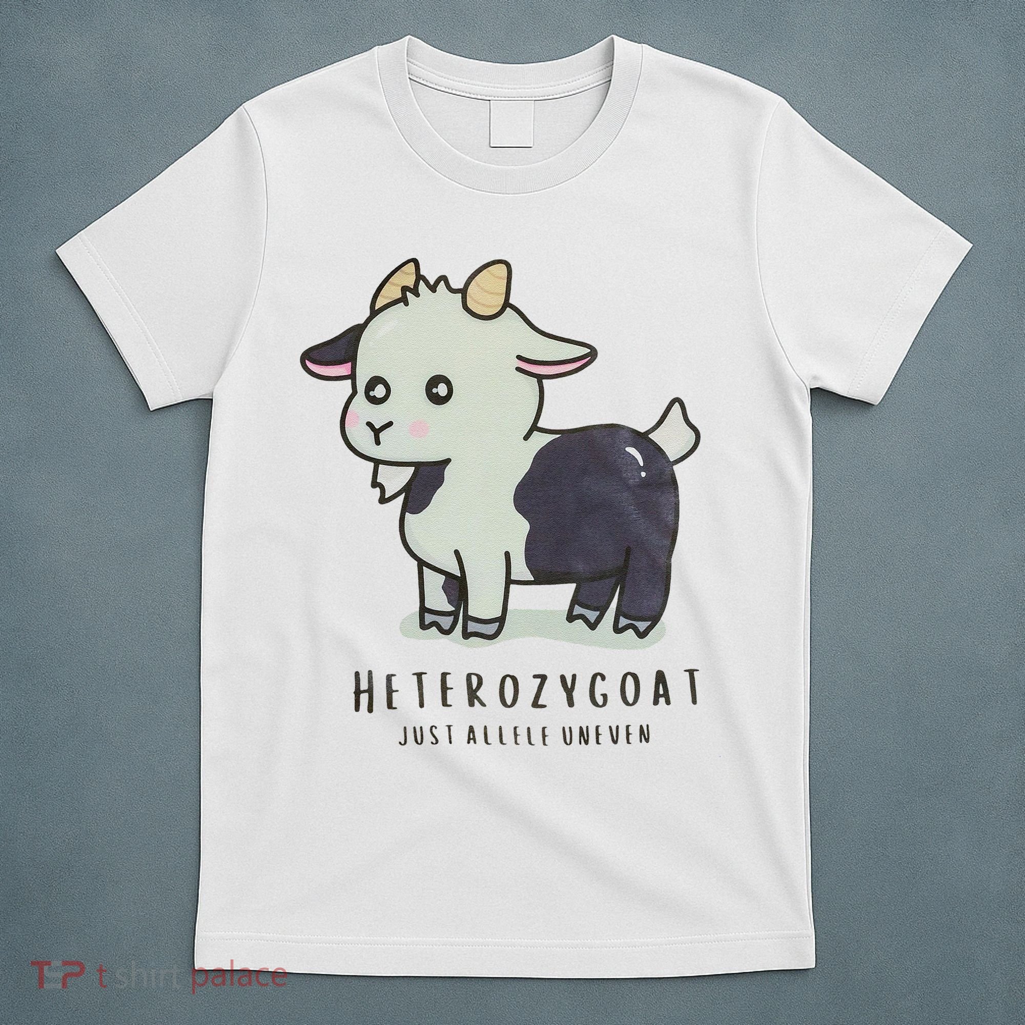Heterozygoats Just Allele Uneven Funny Genetics T-Shirt