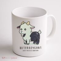 Heterozygoats Just Allele Uneven Funny Genetics Coffee Mug thumb 1