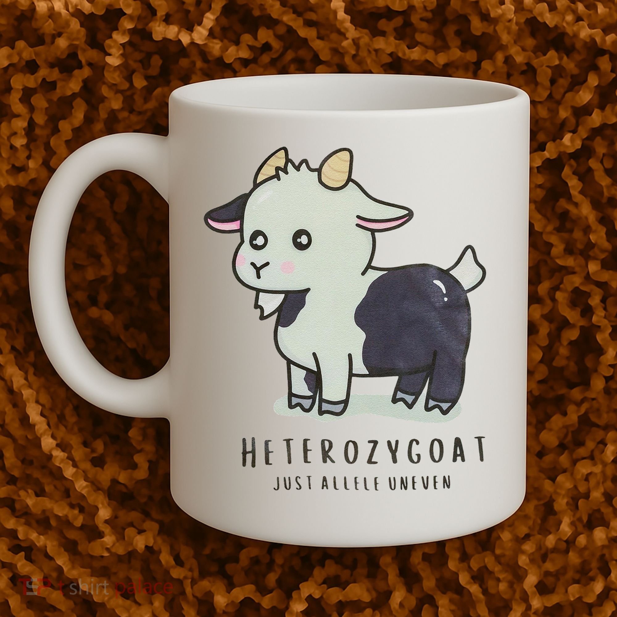 Heterozygoats Just Allele Uneven Funny Genetics Coffee Mug