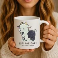 Heterozygoats Just Allele Uneven Funny Genetics Coffee Mug thumb 3