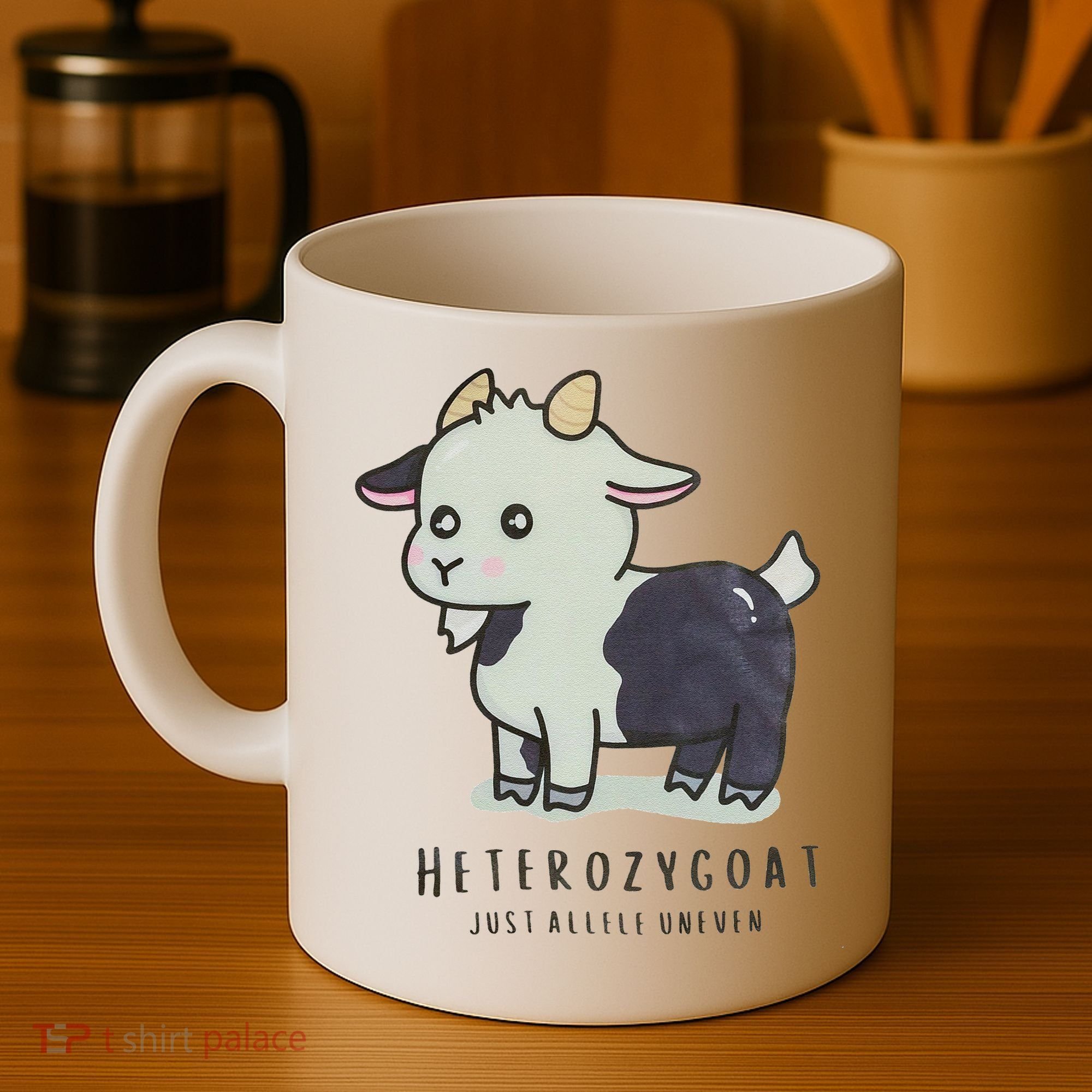 Heterozygoats Just Allele Uneven Funny Genetics Coffee Mug