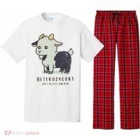 Heterozygoats Just Allele Uneven Funny Genetics Pajama Set thumb 0