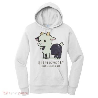 Heterozygoats Just Allele Uneven Funny Genetics Women's Hoodie