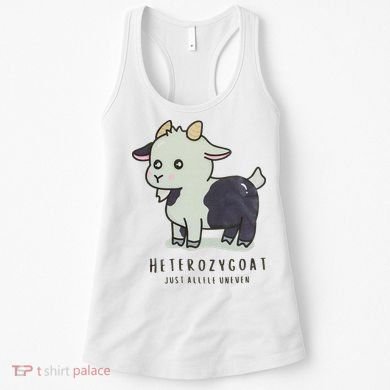 Heterozygoats Just Allele Uneven Funny Genetics Women's Tank Top