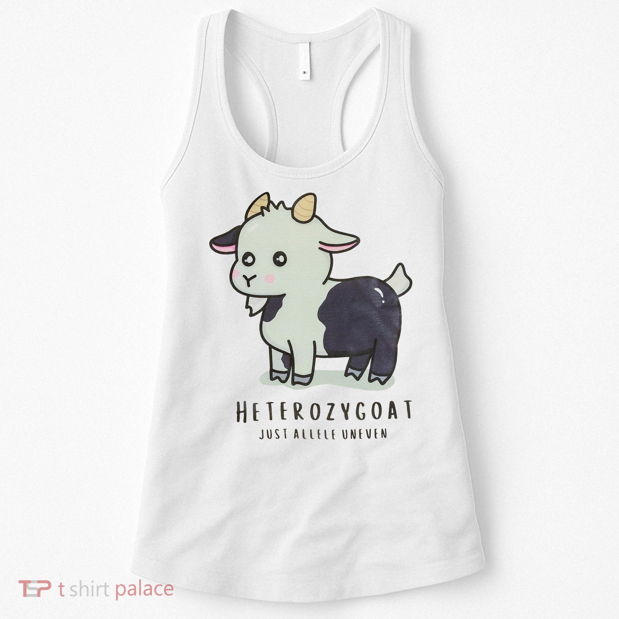 Heterozygoats Just Allele Uneven Funny Genetics Women's Tank Top