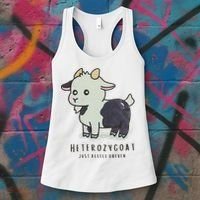 Heterozygoats Just Allele Uneven Funny Genetics Women's Tank Top thumb 3