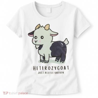 Heterozygoats Just Allele Uneven Funny Genetics Women's T-Shirt