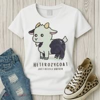 Heterozygoats Just Allele Uneven Funny Genetics Women's T-Shirt thumb 3