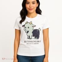 Heterozygoats Just Allele Uneven Funny Genetics Women's T-Shirt thumb 4