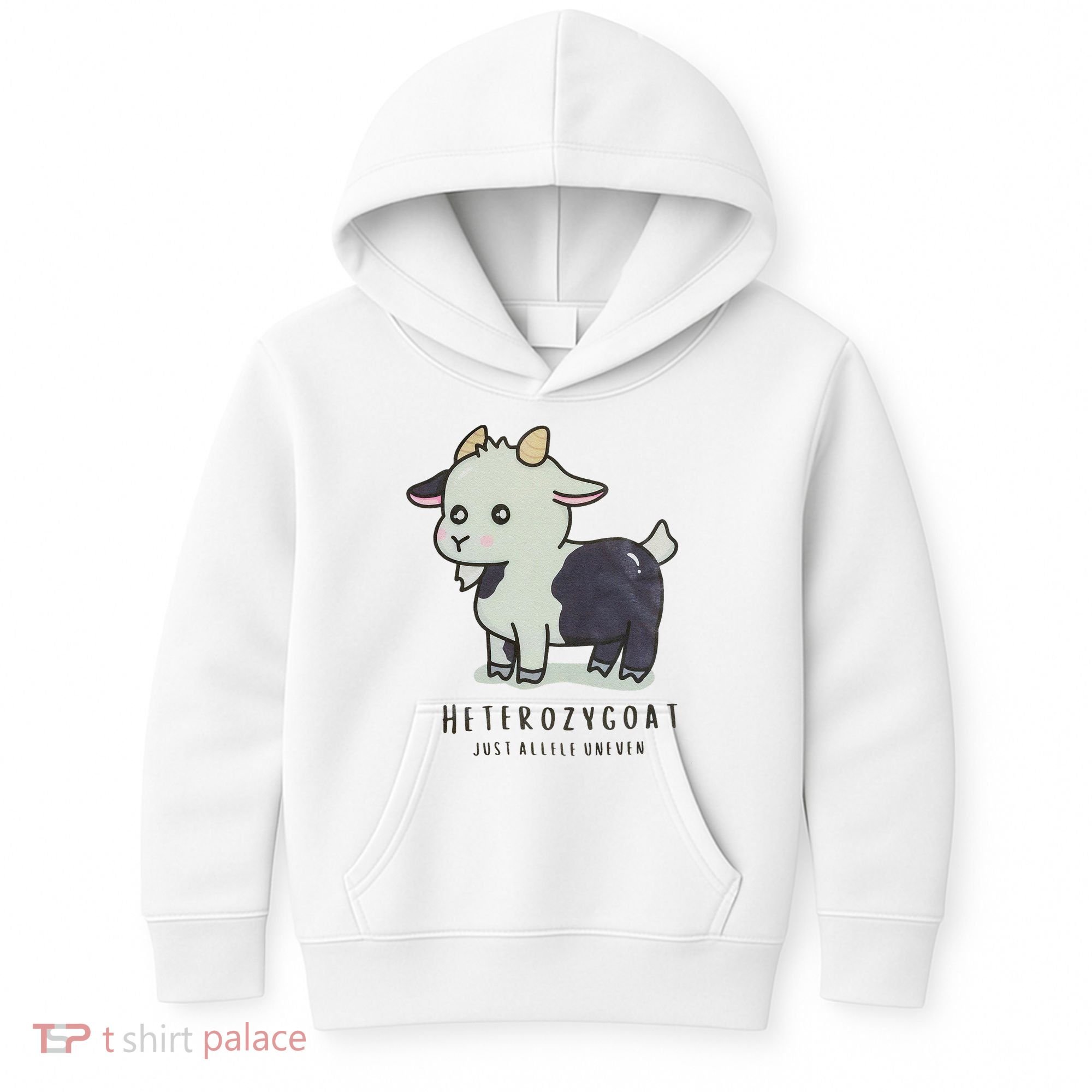 Heterozygoats Just Allele Uneven Funny Genetics Kids Hoodie