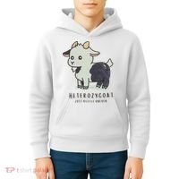 Heterozygoats Just Allele Uneven Funny Genetics Kids Hoodie thumb 4