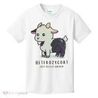 Heterozygoats Just Allele Uneven Funny Genetics Kids T-Shirt thumb 0