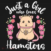 Hamster Just A Girl Who Loves Hamsters Ornament thumb 1