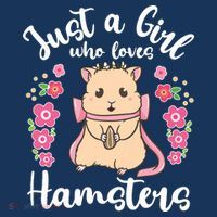 Hamster Just A Girl Who Loves Hamsters Polo thumb 2