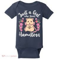 Hamster Just A Girl Who Loves Hamsters Baby Bodysuit thumb 0