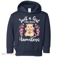 Hamster Just A Girl Who Loves Hamsters Toddler Hoodie thumb 0
