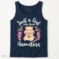 Hamster Just A Girl Who Loves Hamsters Tank Top thumb 2