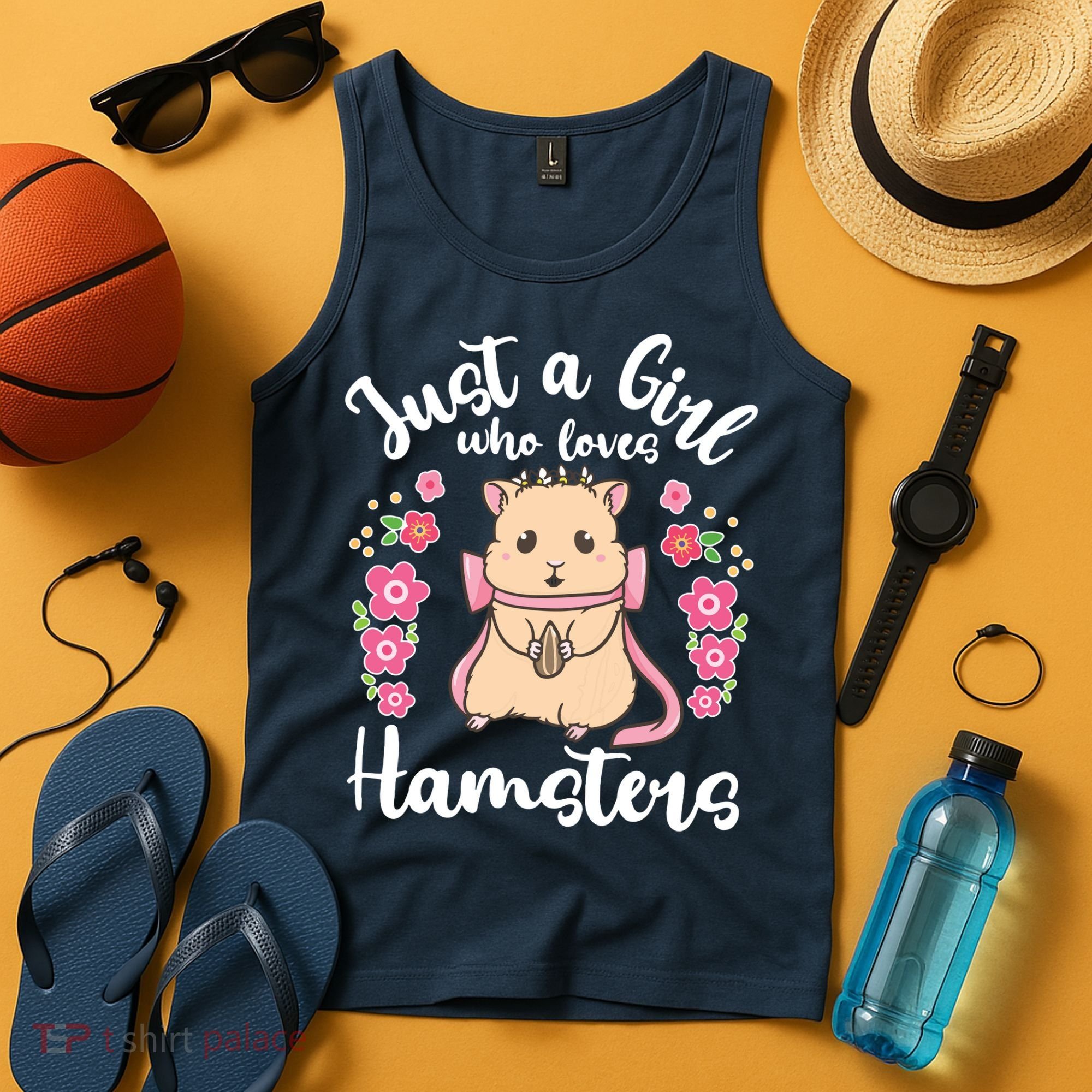 Hamster Just A Girl Who Loves Hamsters Tank Top