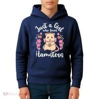 Hamster Just A Girl Who Loves Hamsters Kids Hoodie thumb 4