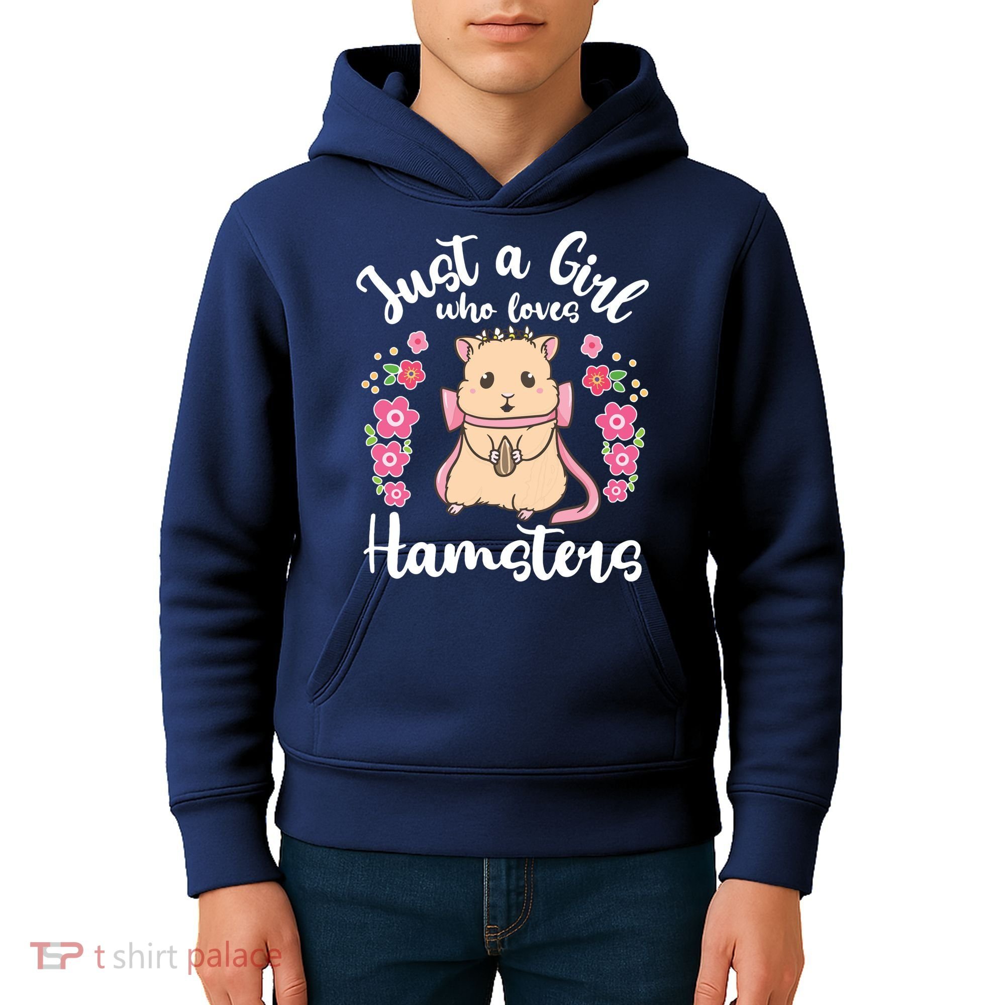 Hamster Just A Girl Who Loves Hamsters Kids Hoodie