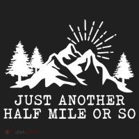 Hiking Just Another Half Mile Or So Funny Hiker Matching Gift Beanie thumb 2