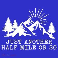 Hiking Just Another Half Mile Or So Funny Hiker Matching Gift Visor thumb 3
