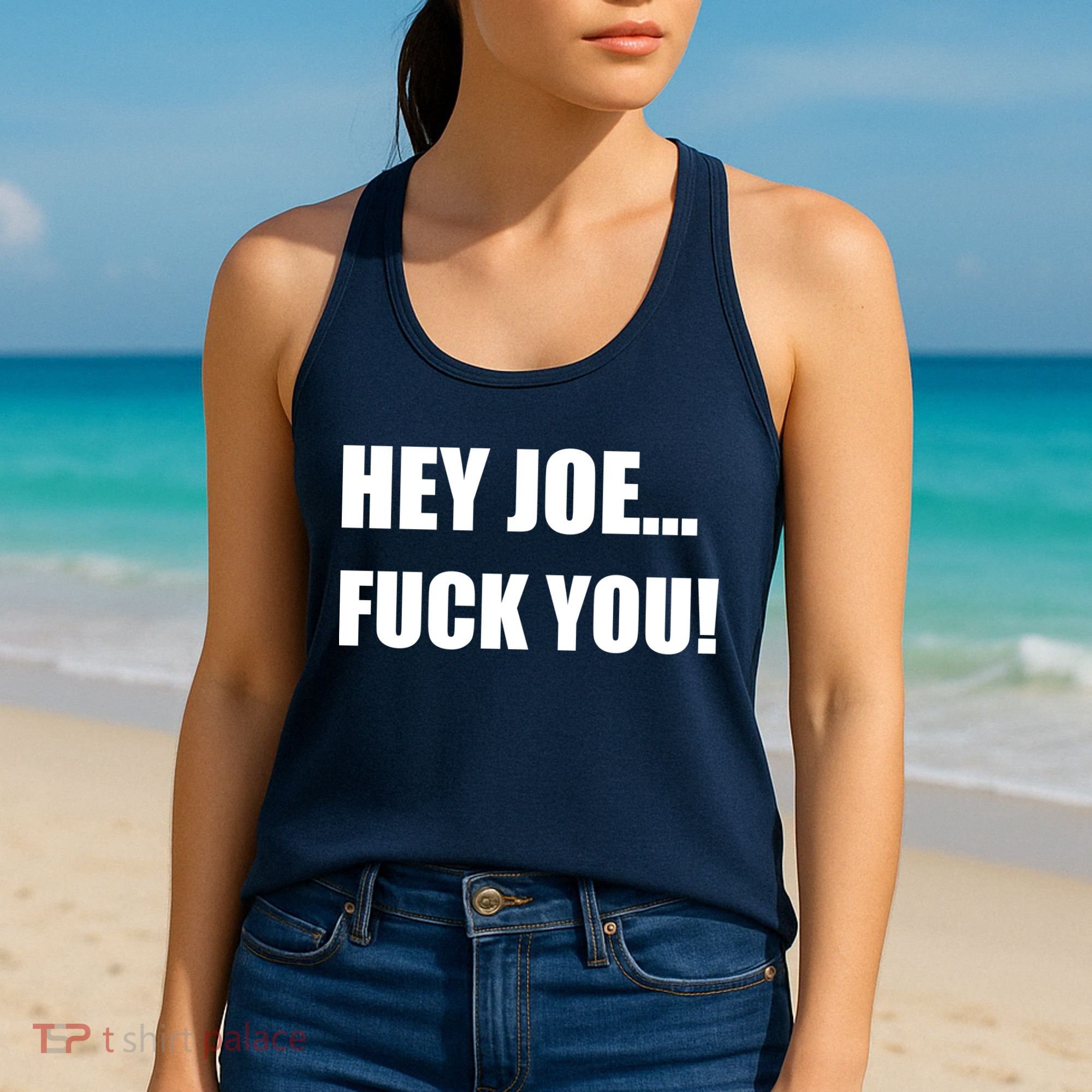 Hey Joe Biden Fuck You! Women's Tank Top