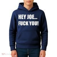 Hey Joe Biden Fuck You! Kids Hoodie thumb 4