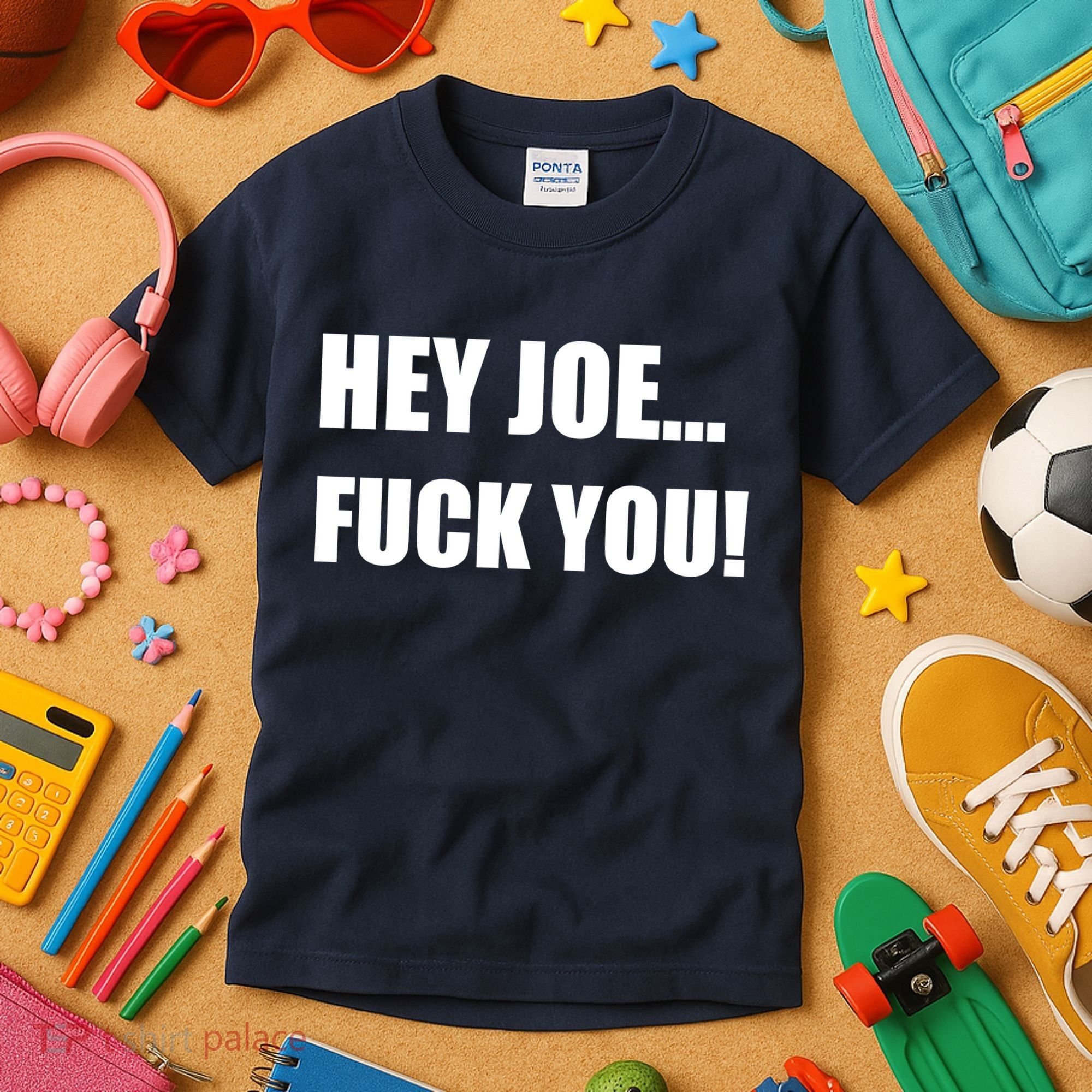 Hey Joe Biden Fuck You! Kids T-Shirt