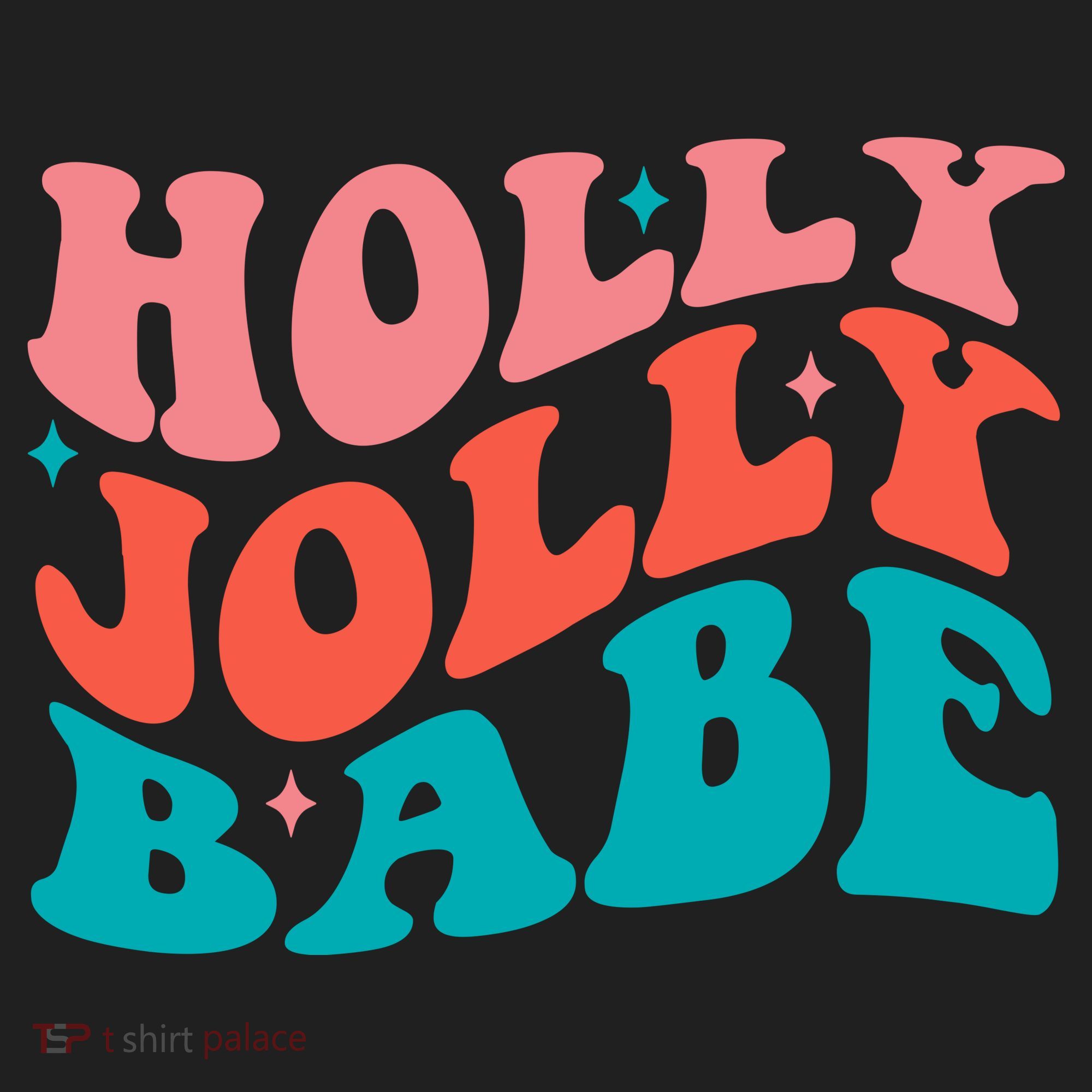 Holly Jolly Babe Retro Christmas Women's Sweatshirt