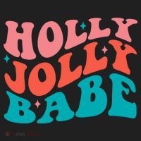 Holly Jolly Babe Retro Christmas Hat thumb 2