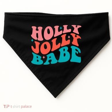 Holly Jolly Babe USA-Made Doggie Bandana