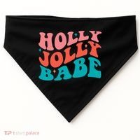 Holly Jolly Babe USA-Made Doggie Bandana thumb 0