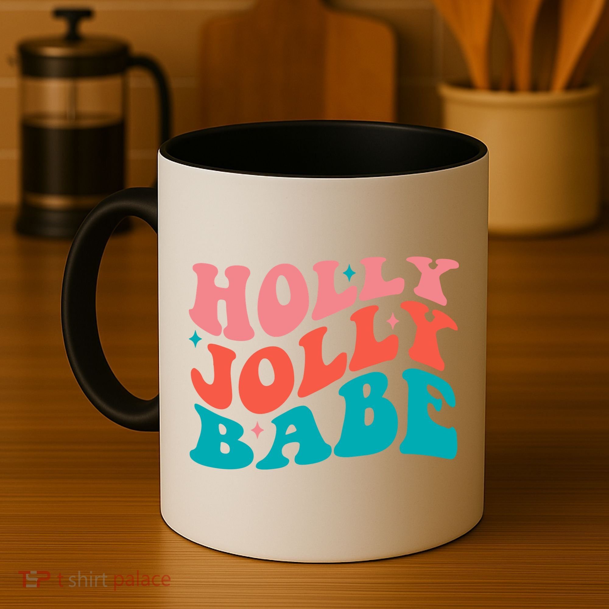 Holly Jolly Babe Coffee Mug