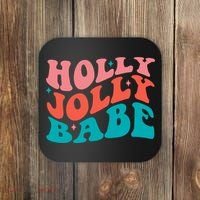 Holly Jolly Babe Coaster thumb 0