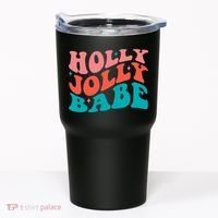 Holly Jolly Babe Tumbler thumb 0