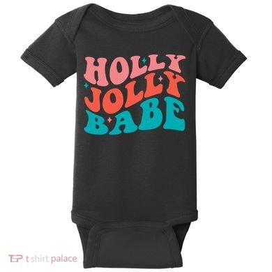 Holly Jolly Babe Baby Bodysuit